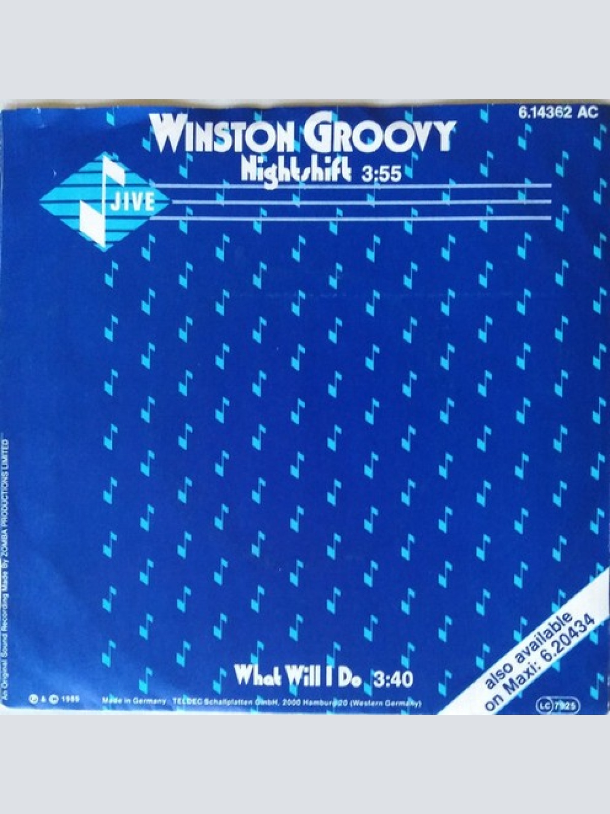 7", Single Winston Groovy - Nightshift