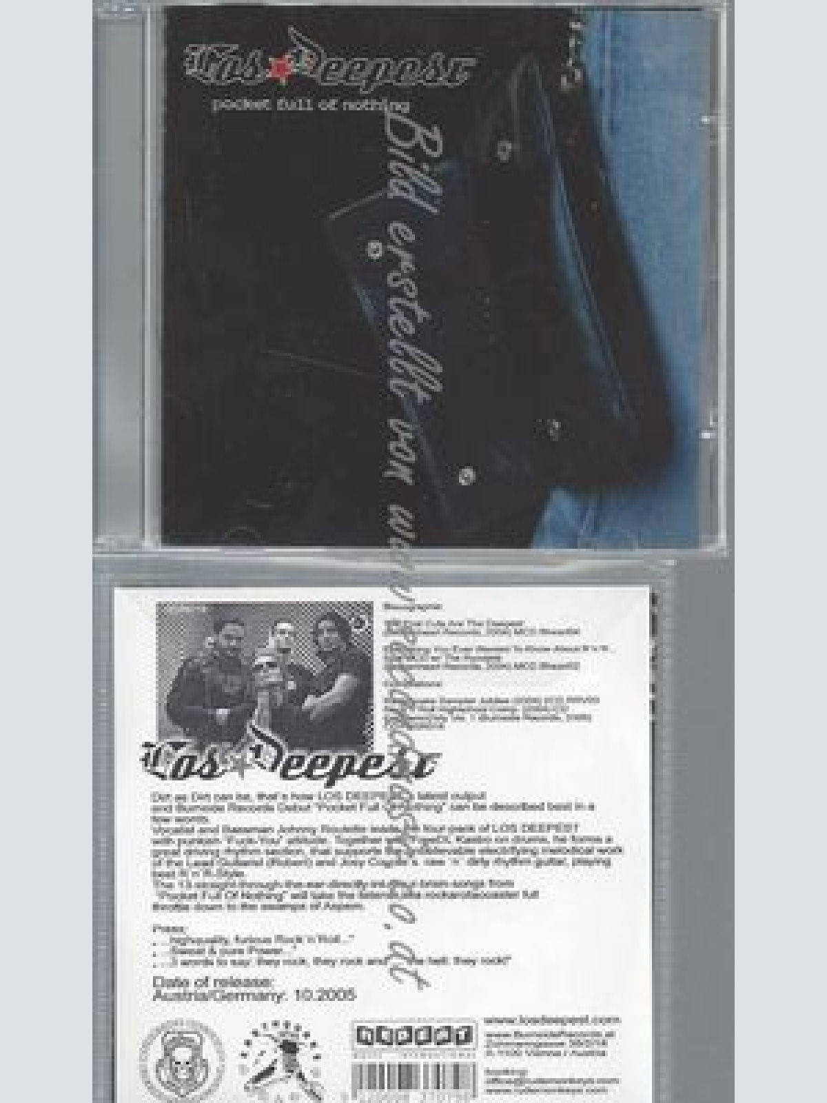 CD--LOS DEEPEST--POCKET FULL OF NOTHING