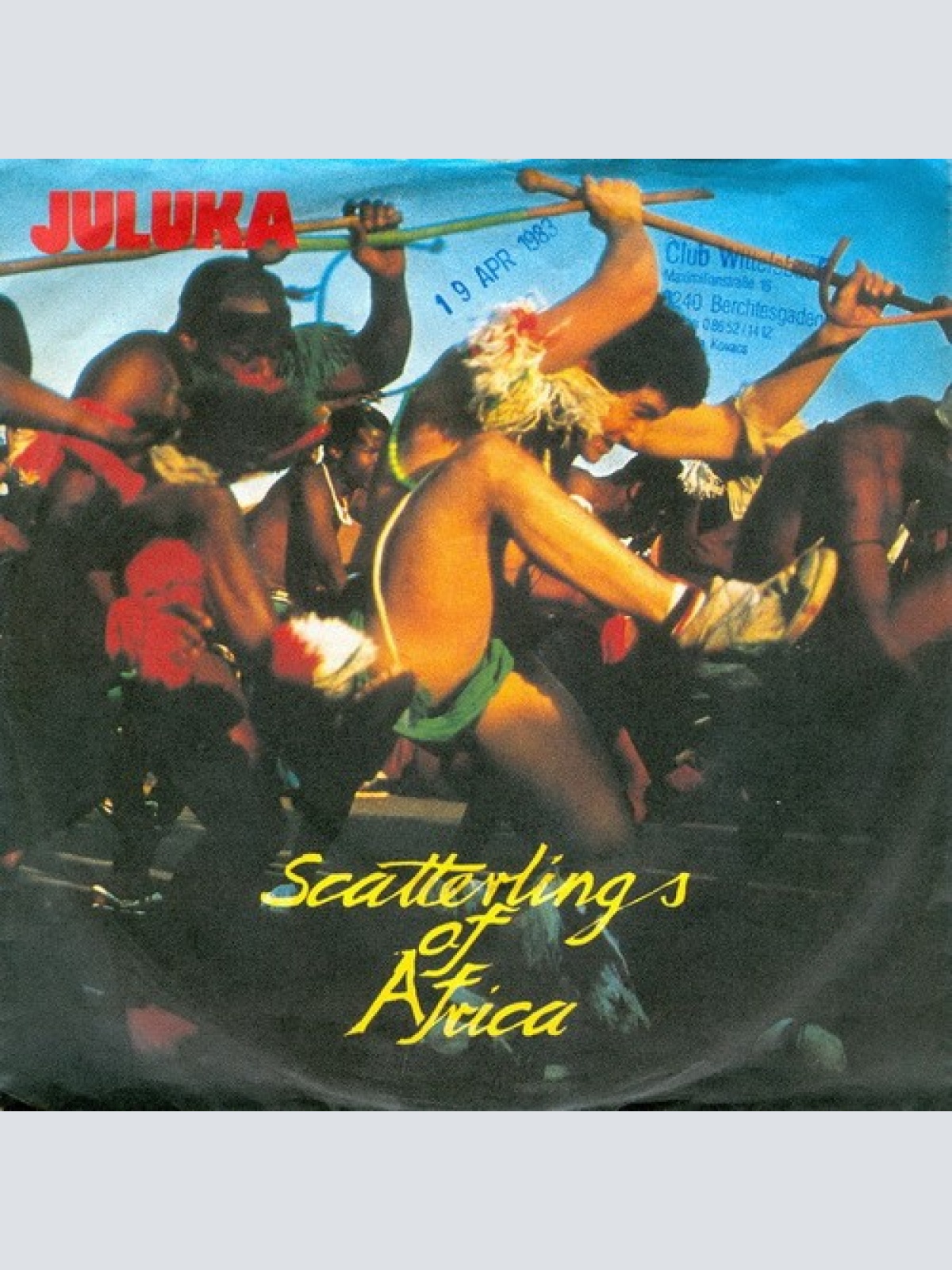 7", Single Juluka - Scatterlings Of Africa