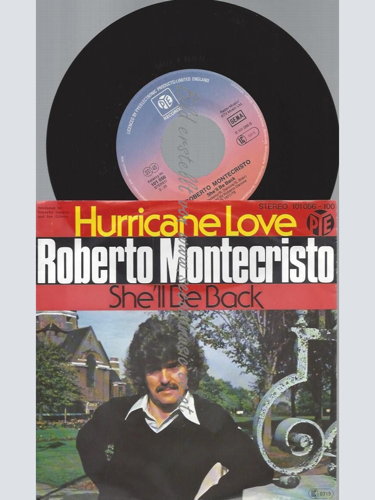 7"  Roberto Montecristo – Hurricane Love