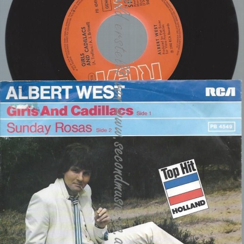 7"   Albert West  Girls And Cadillacs