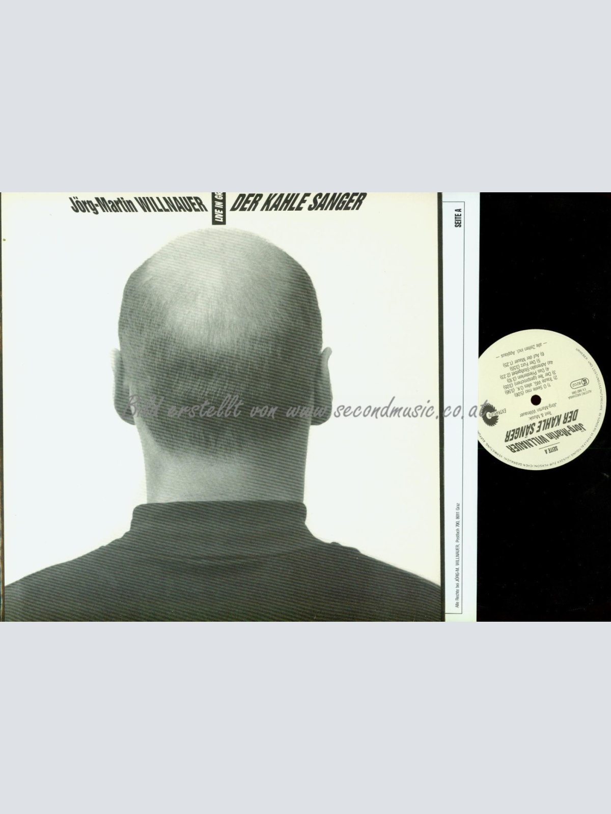 LP-JÖRG MARTIN WILLNAUER DER KAHLE SÄNGER // OIS / NM // LIVE IN GRAZ