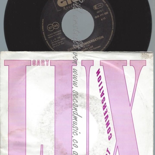 7"  Gary Lux  COVERT CONVERSATION