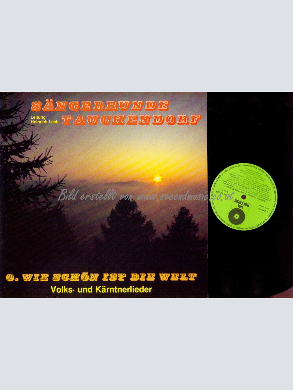 LP--Sängerrunde Tauchendorf – O, Wie Schön Ist Die Welt / NM