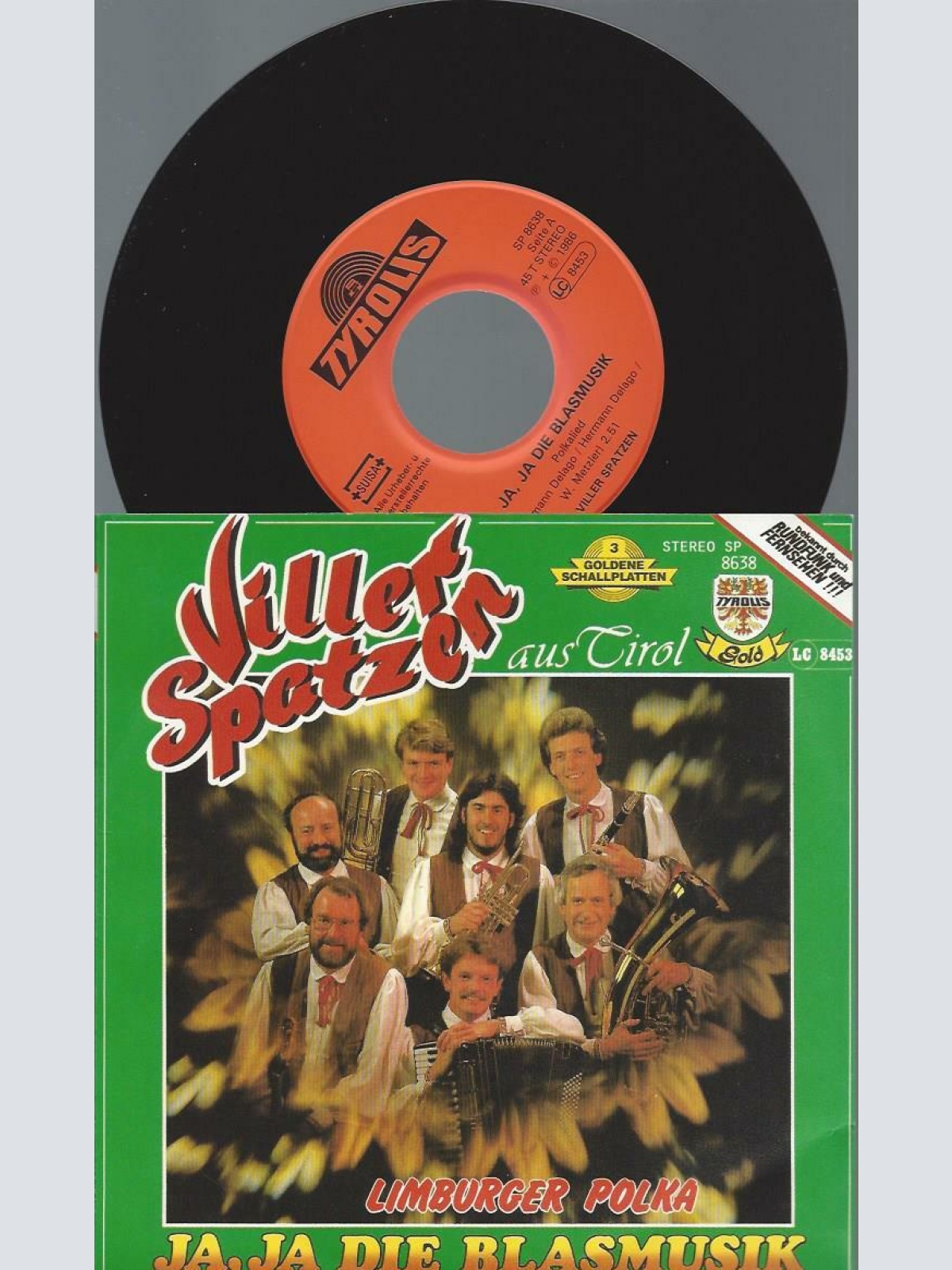 7" Viller Spatzen – Ja, Ja Die Blasmusik