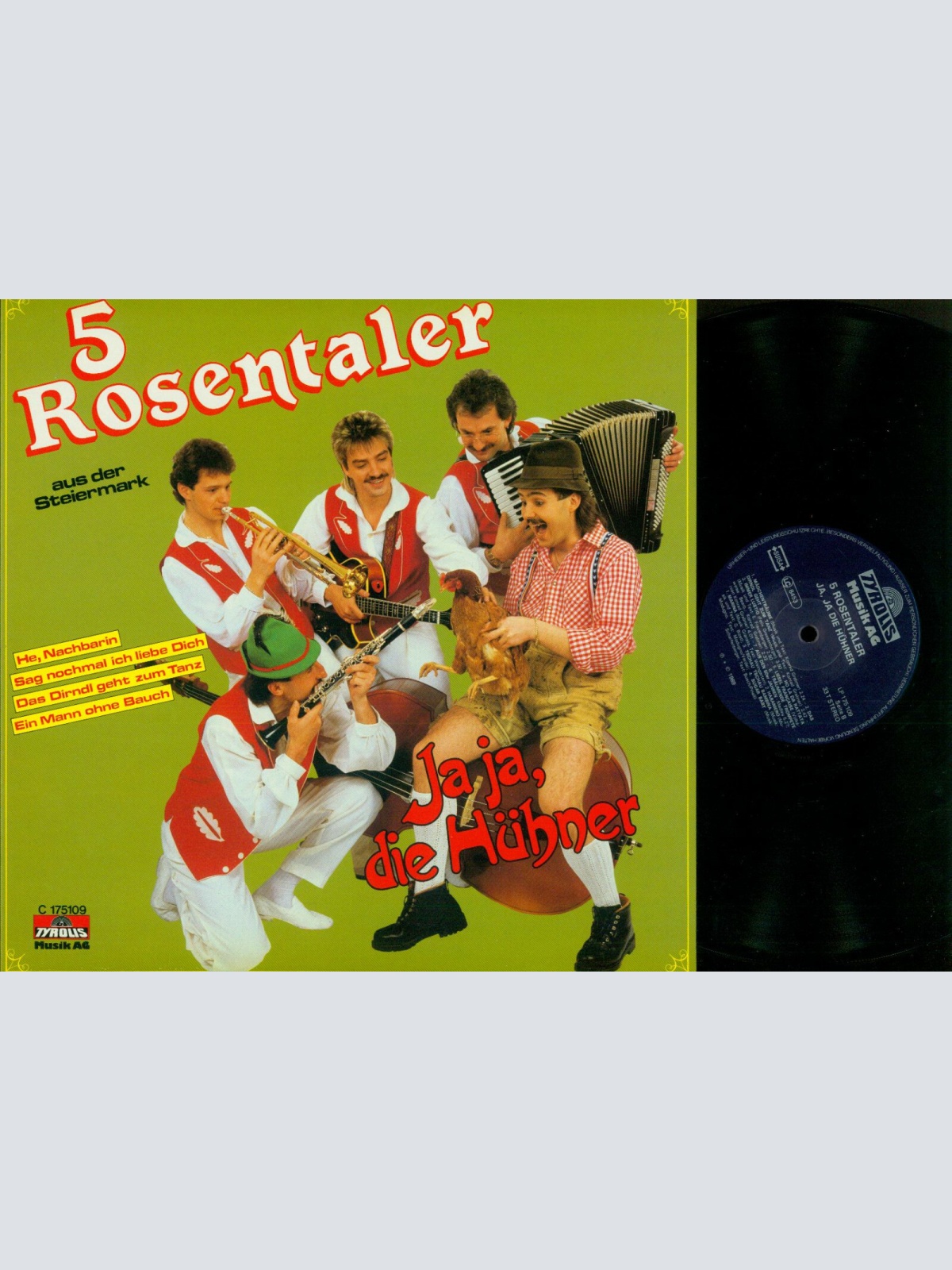 LP-- 5 Rosentaler -- JA JA die Hühner  //NM