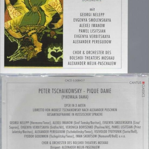 CDTschaikowsky Pique Dame
