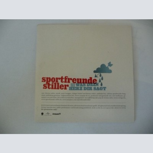 CD, Single, Promo Sportfreunde Stiller - (Tu Nur Das) Was Dein Herz Dir Sagt