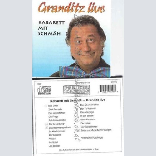 CD--HERBERT GRANDITZ-KABARETT MIT SCHMÄH - GRANDITZ LIVE