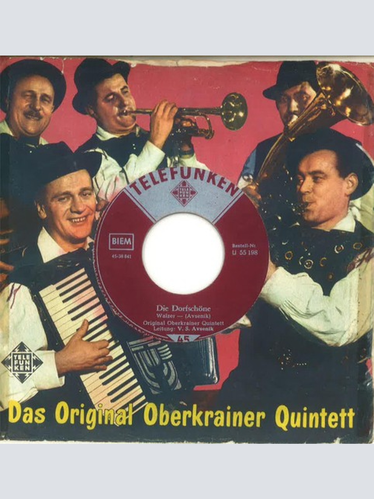 7", Single Original Oberkrainer Quintett* - Die Dorfschöne