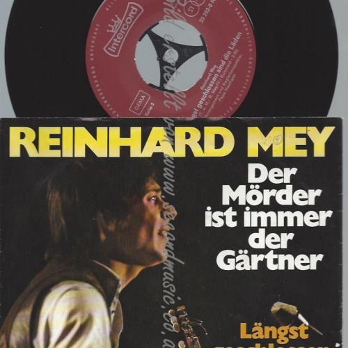 7"   Reinhard Mey  Der Mörder Ist Immer Der Gärtner