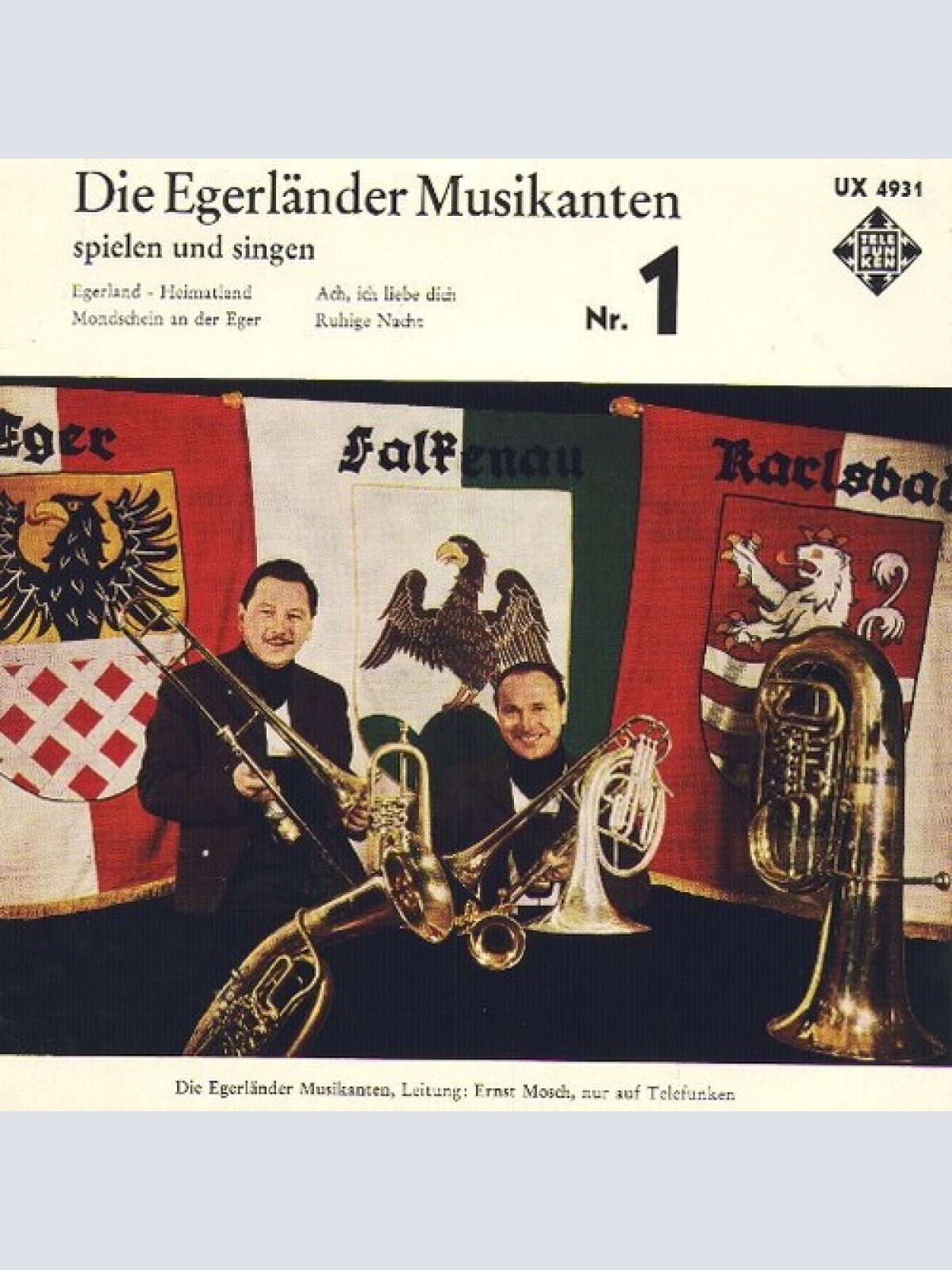 7", EP, Whi Die Egerländer Musikanten* - Die Egerländer Musikanten Spielen Un...