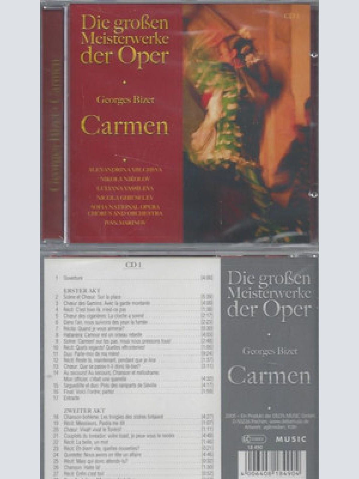 CD--NEU-DIE GROSSEN MEISTERWERKE DER OPER--GEORGES BISZET CARMEN