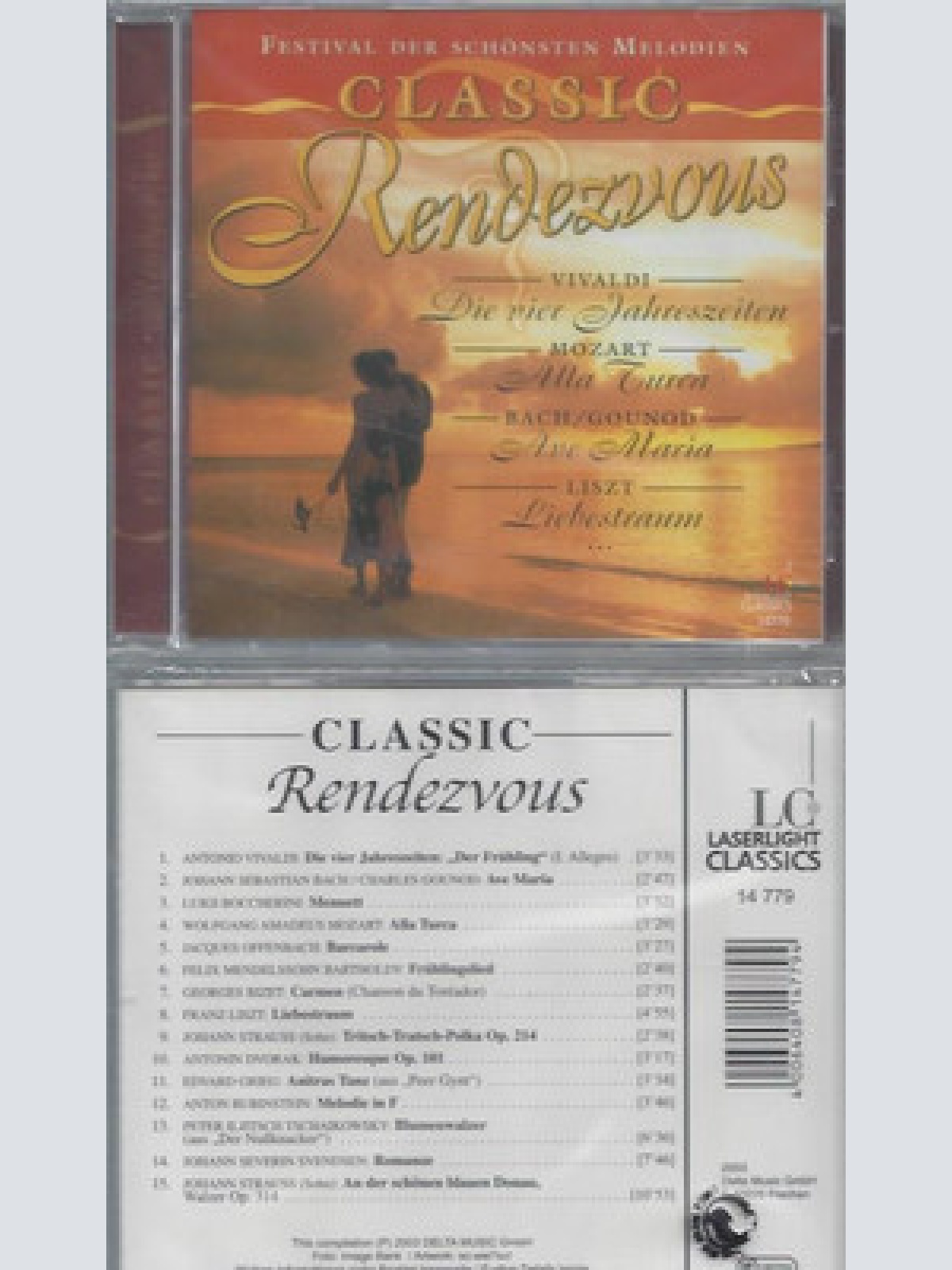 CD--NEU-CLASSIC RENDEZVOUS--FESTIVAL DER SCHÖNSTEN MELODIEN-BACH-VIVALDI-LISZT