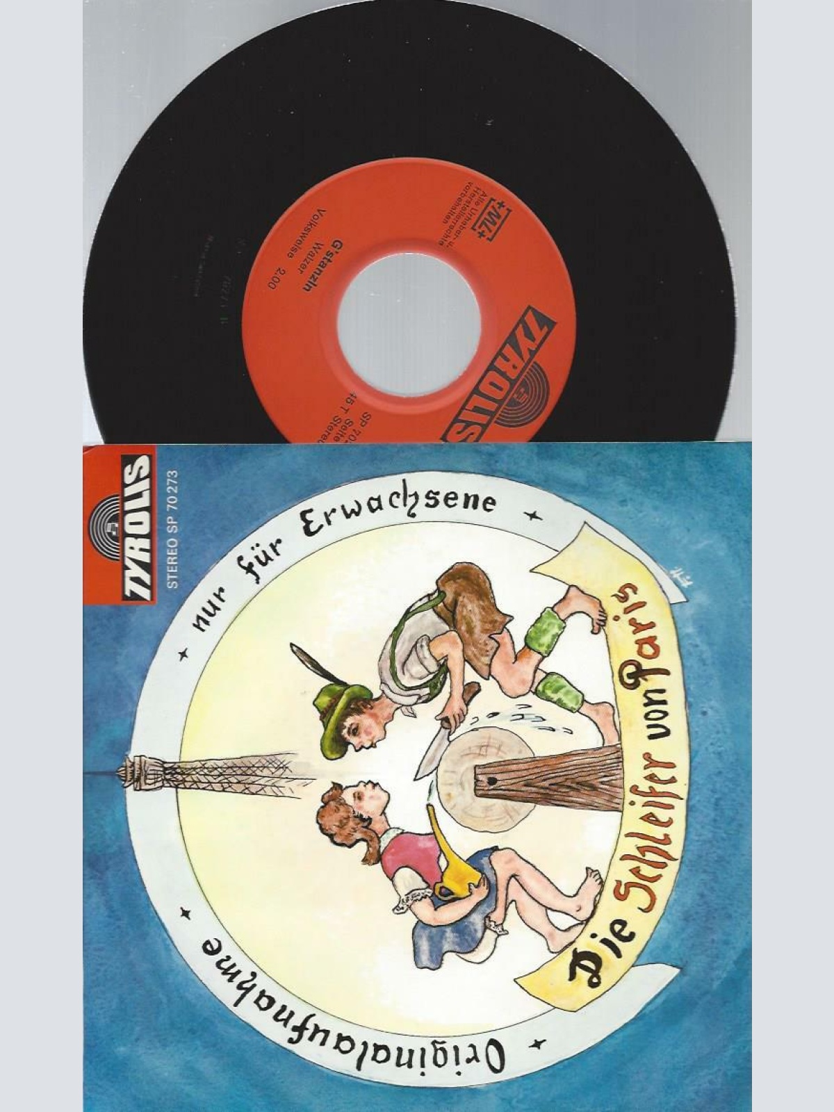 7" Das Original Pongauer Quintett – Die Schleifer Von Paris