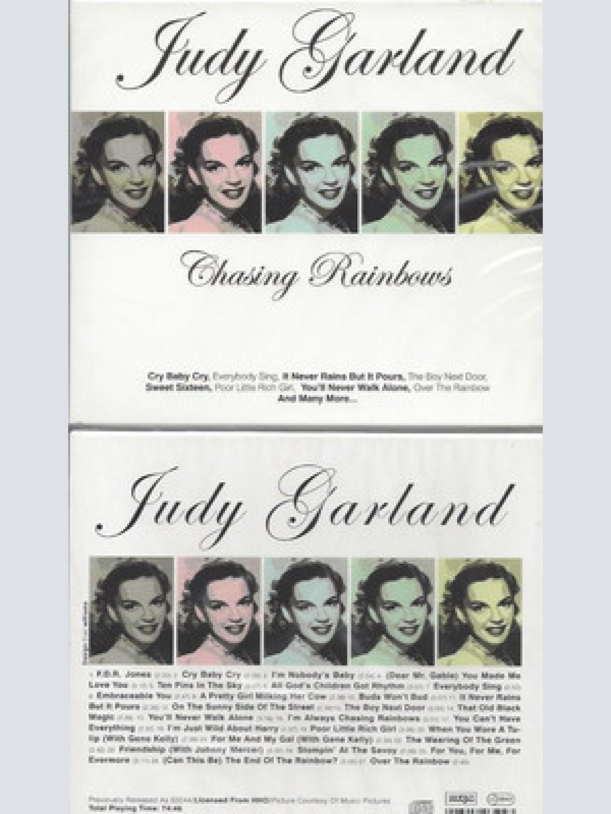 CD--NEU---JUDY GARLAND--CHASING RAINBOWS