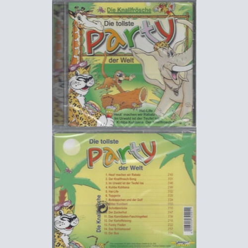 CD--NEU---DIE KNALLFRÖSCHE--DIE TOLLSTE PARTY DER WELT--