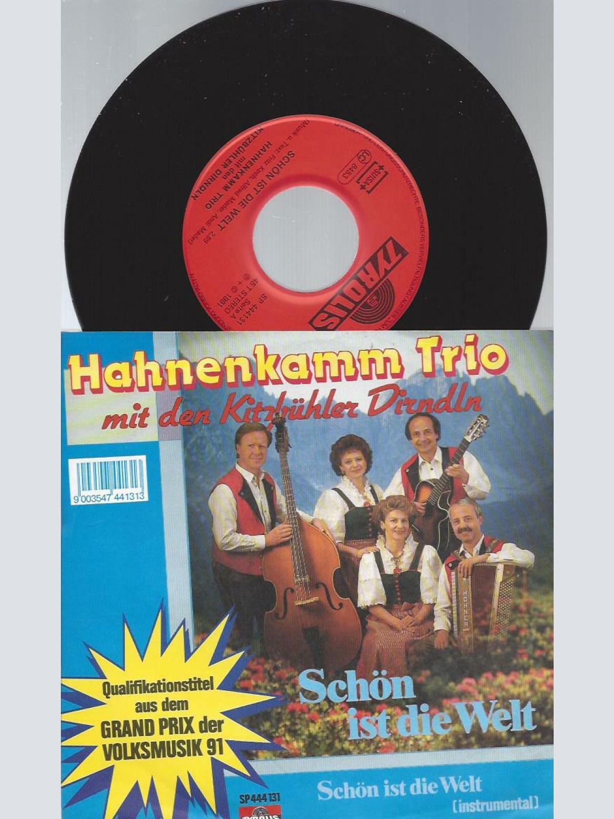 7" Hahnenkamm Trio Mit Den Kitzbühler Dirndln – Schön Ist Die Welt