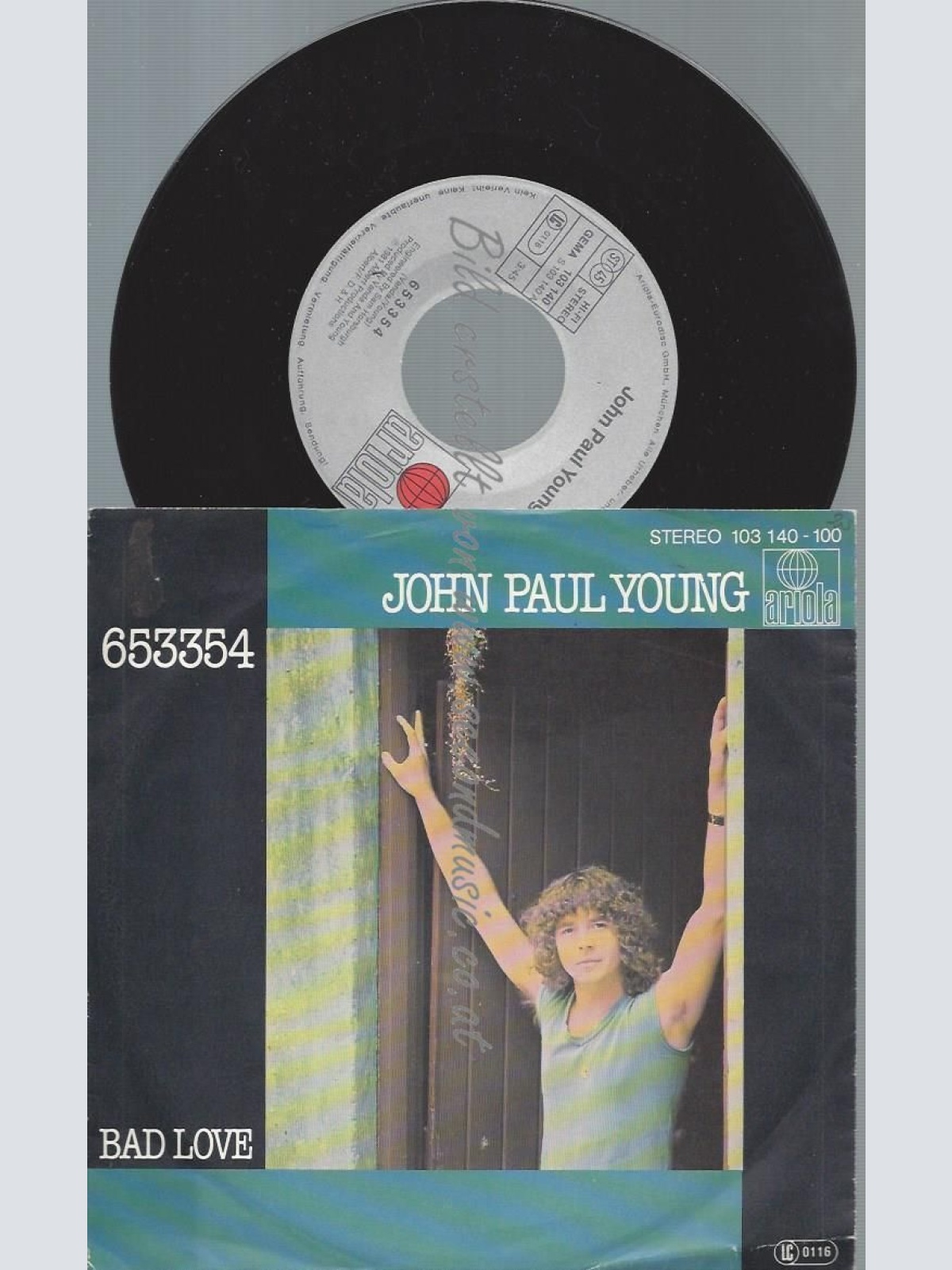 7"   John Paul Young  6 5 3 3 5 4