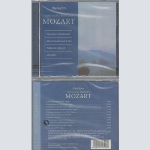 CD--NEU---HIGHLIGHTS --WOLGANG AMADEUS MOZART