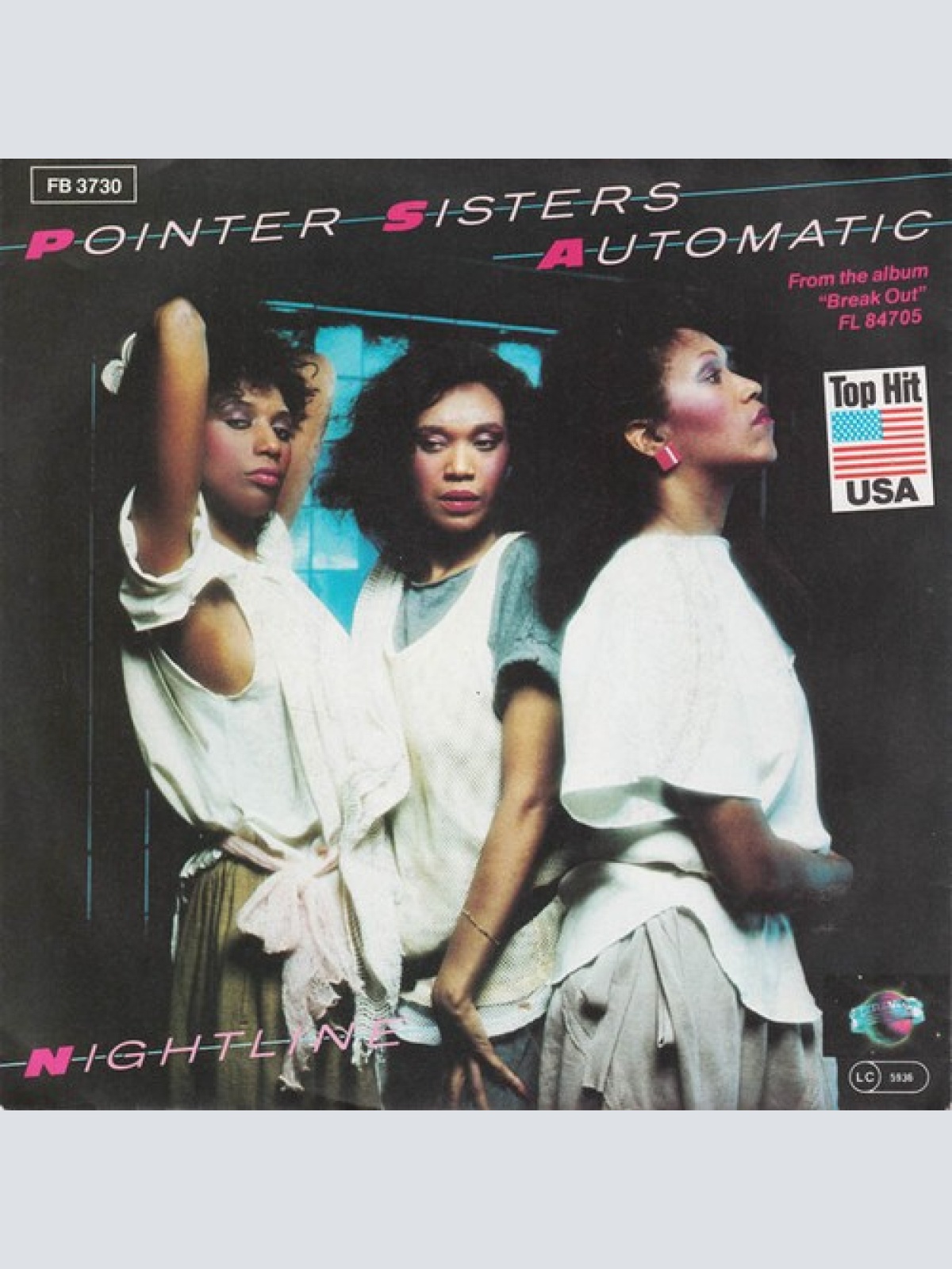7", Single, Lar Pointer Sisters - Automatic / Nightline