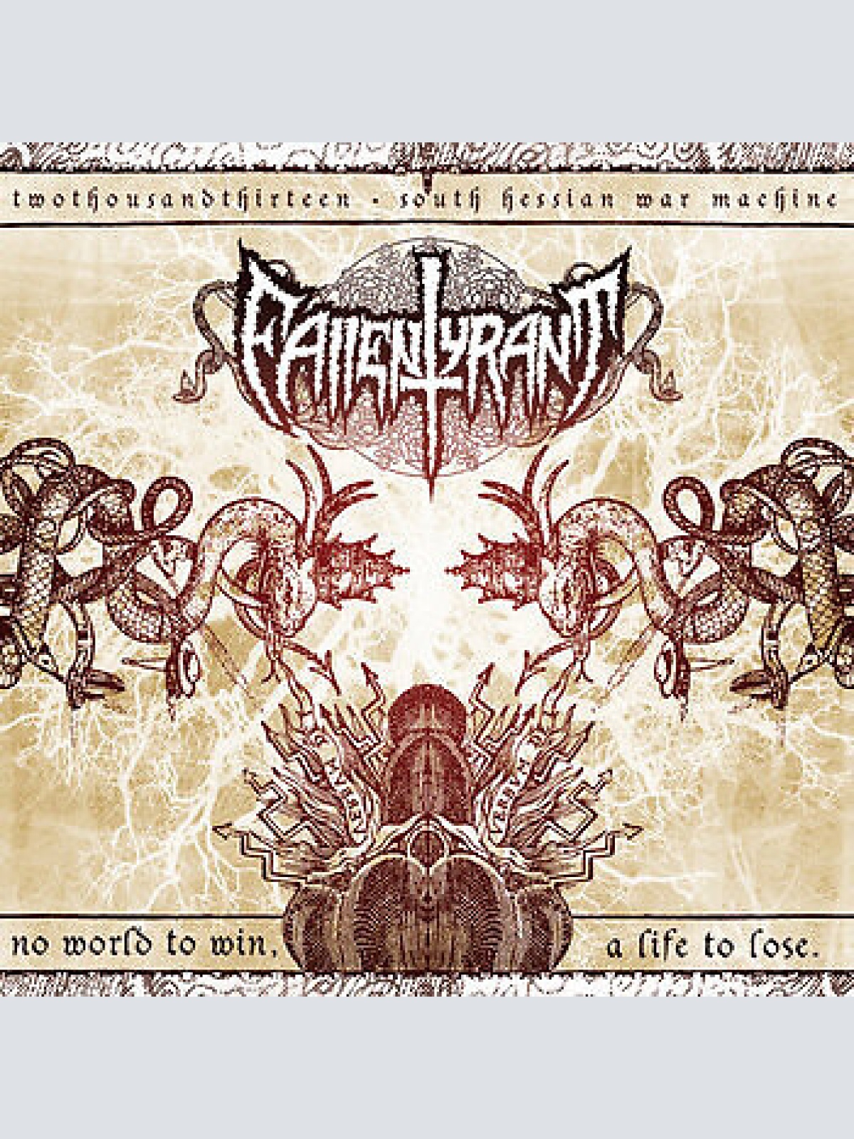 (CD, Album Fallen Tyrant - No World To Win, A Life To Lose.