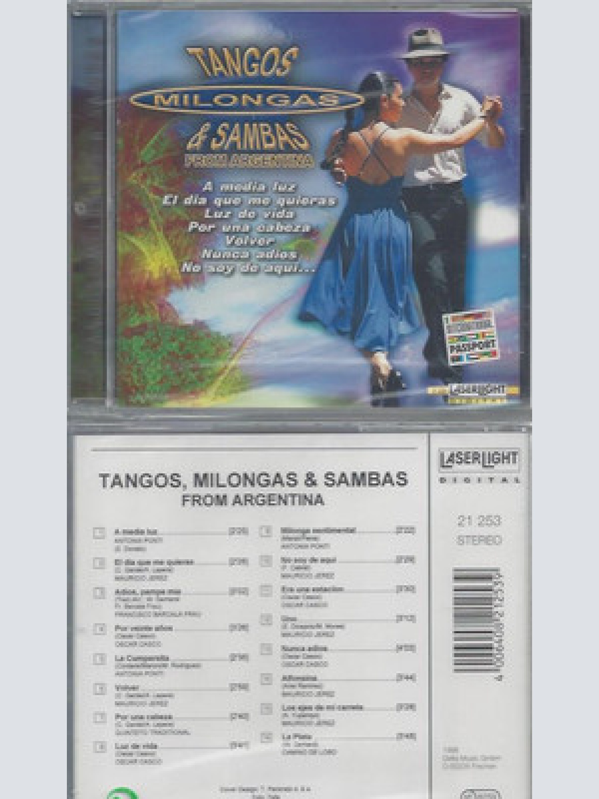 CD--NEU-TANGOS MILONGAS & SAMBAS--FROM ARGENTINA