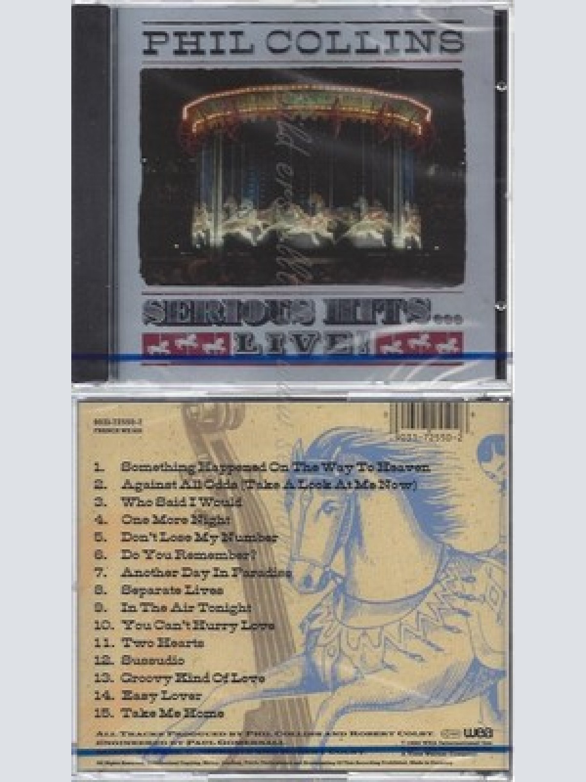 CD--NM-SEALED-PHIL COLLINS -1990- -- SERIOUS HITS...LIVE!