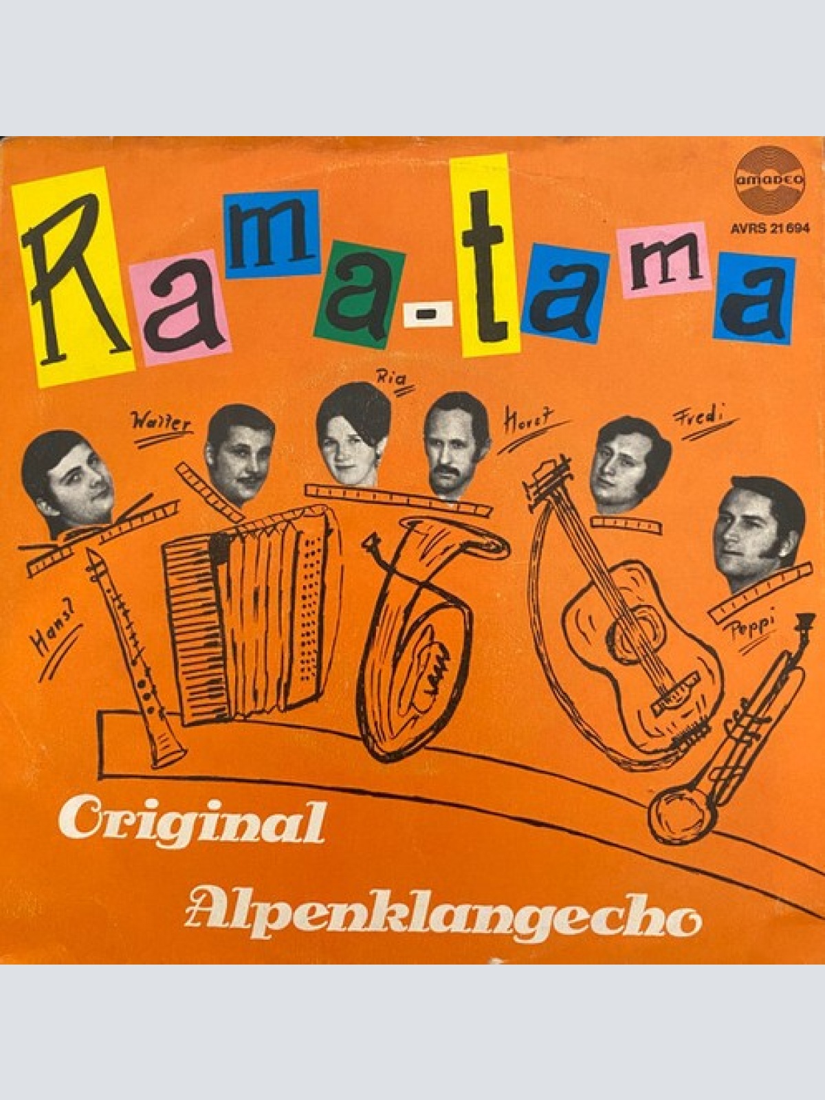 7", Single Original Alpenklangecho - Rama-Tama