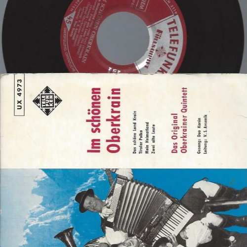 7"   Das Original Oberkrainer Quintett  Im Schönen Oberkrain
