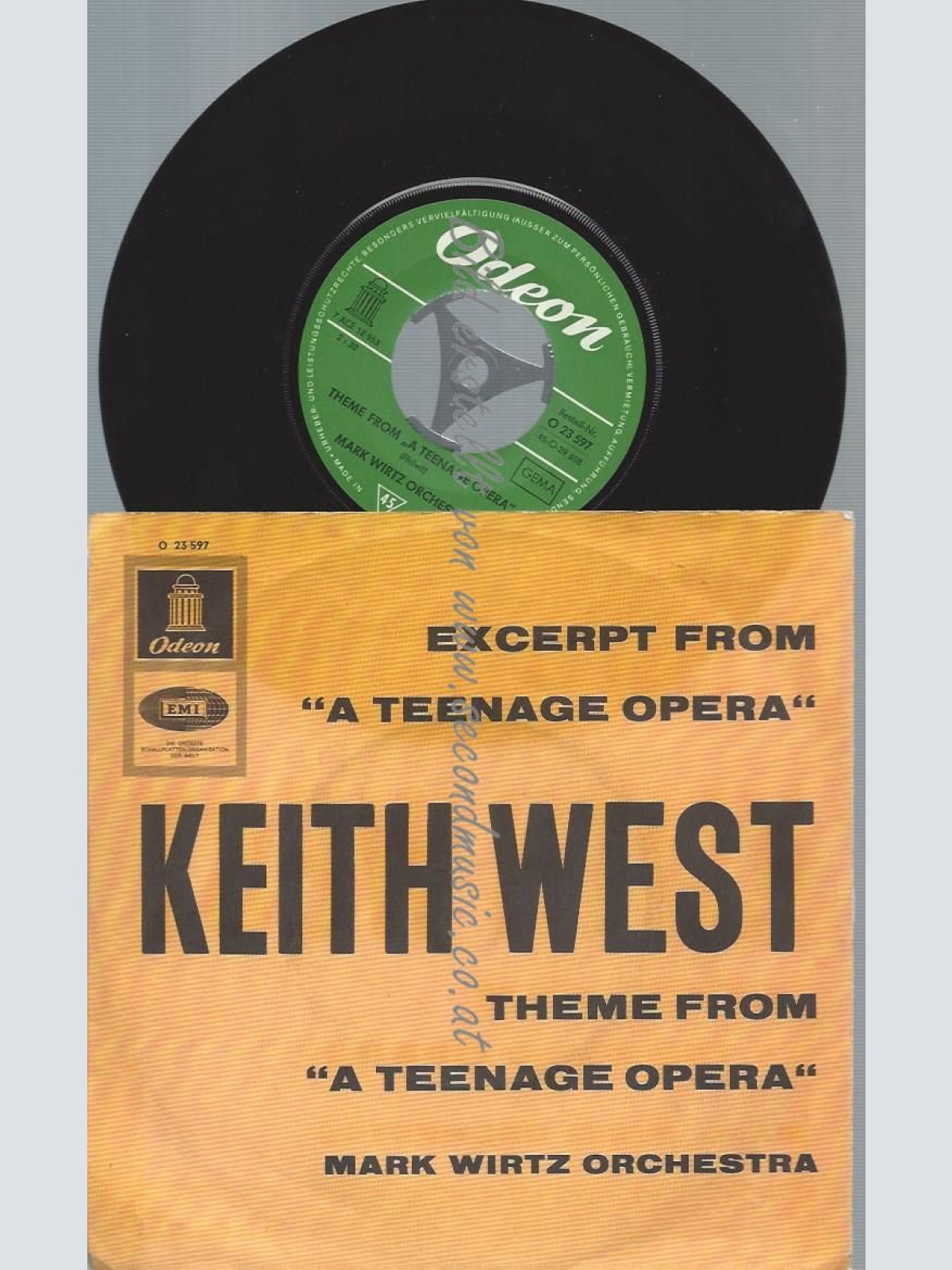 7"   Keith West Theme From "A Teenage Opera"