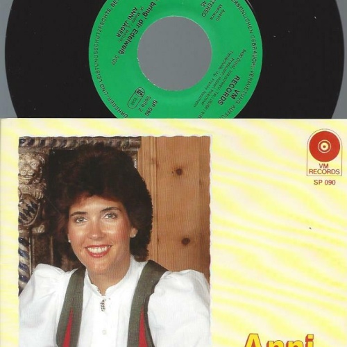 7" Anni Jäger – Aber Am Schönsten Ist Es Zu Hause