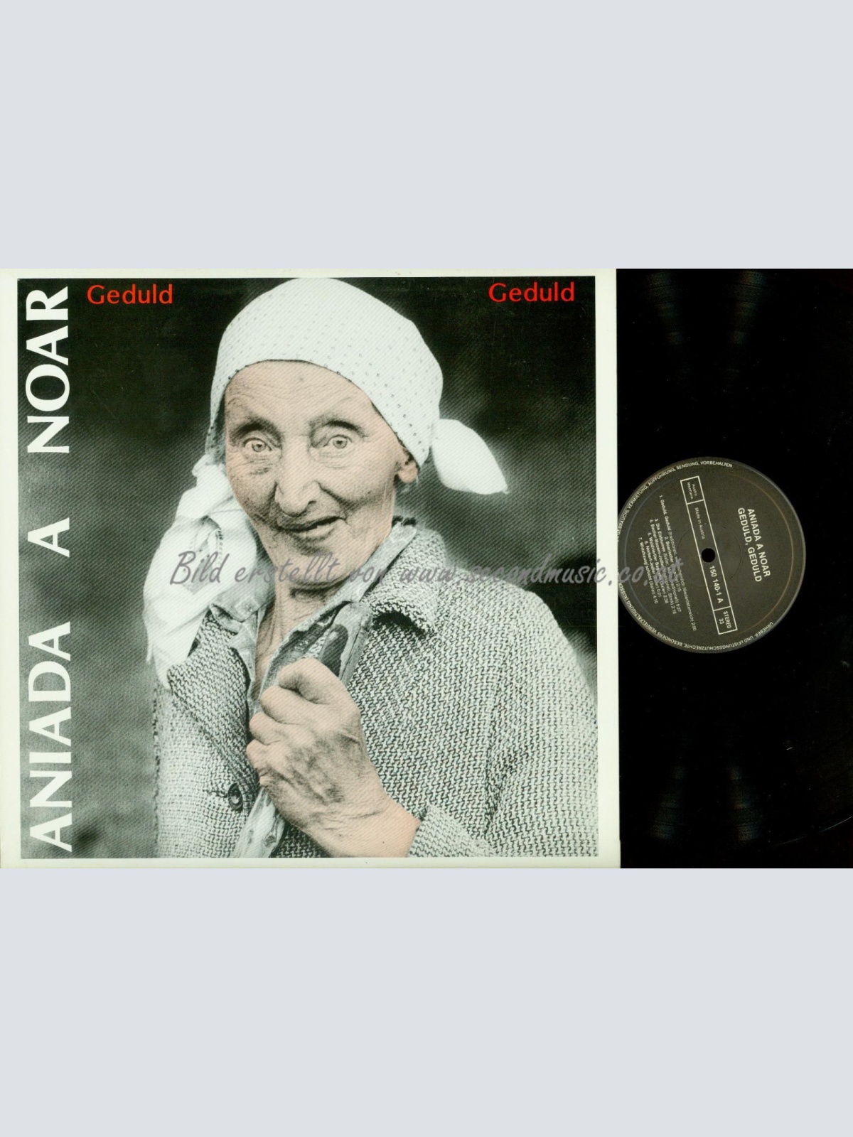 LP--- ANIADA A NOAR GEDULD GEDULD // + INFO SHEETS /