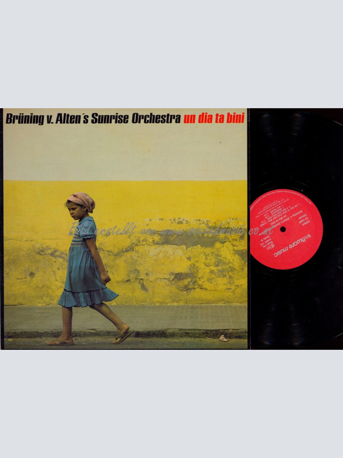 LP--- Brüning V. Alten's Sunrise Orchestra  Un Dia Ta Bini