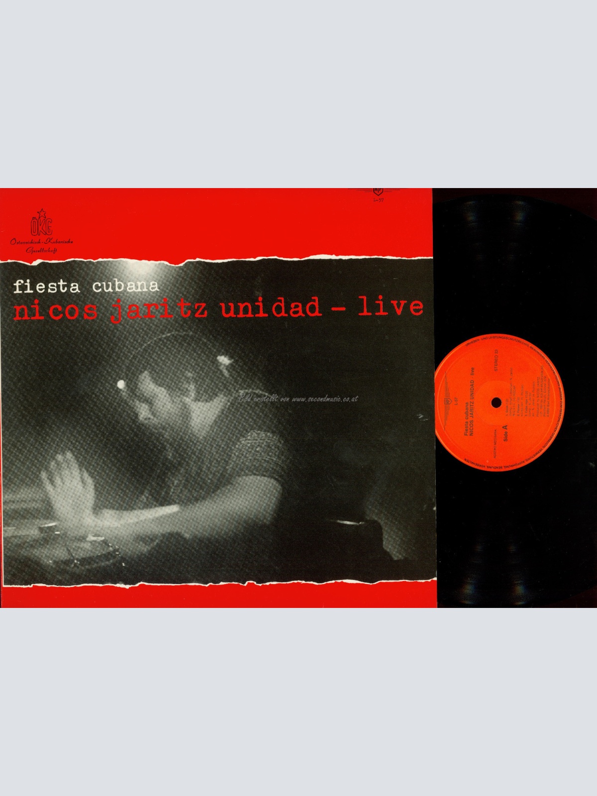 LP-- Nicos Jaritz Unidad  Fiesta Cubana - Live //NM