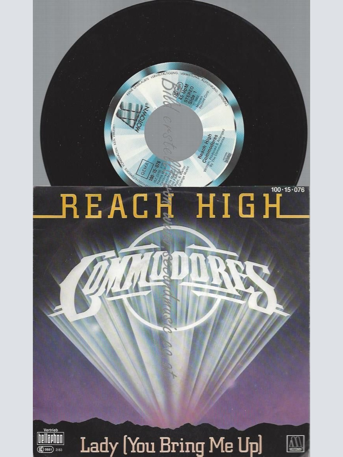 7"  Commodores – Reach High