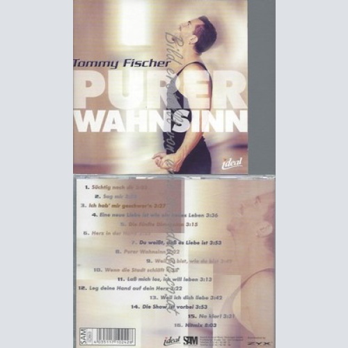 CD--TOMMY FISCHER--PURER WAHNSINN