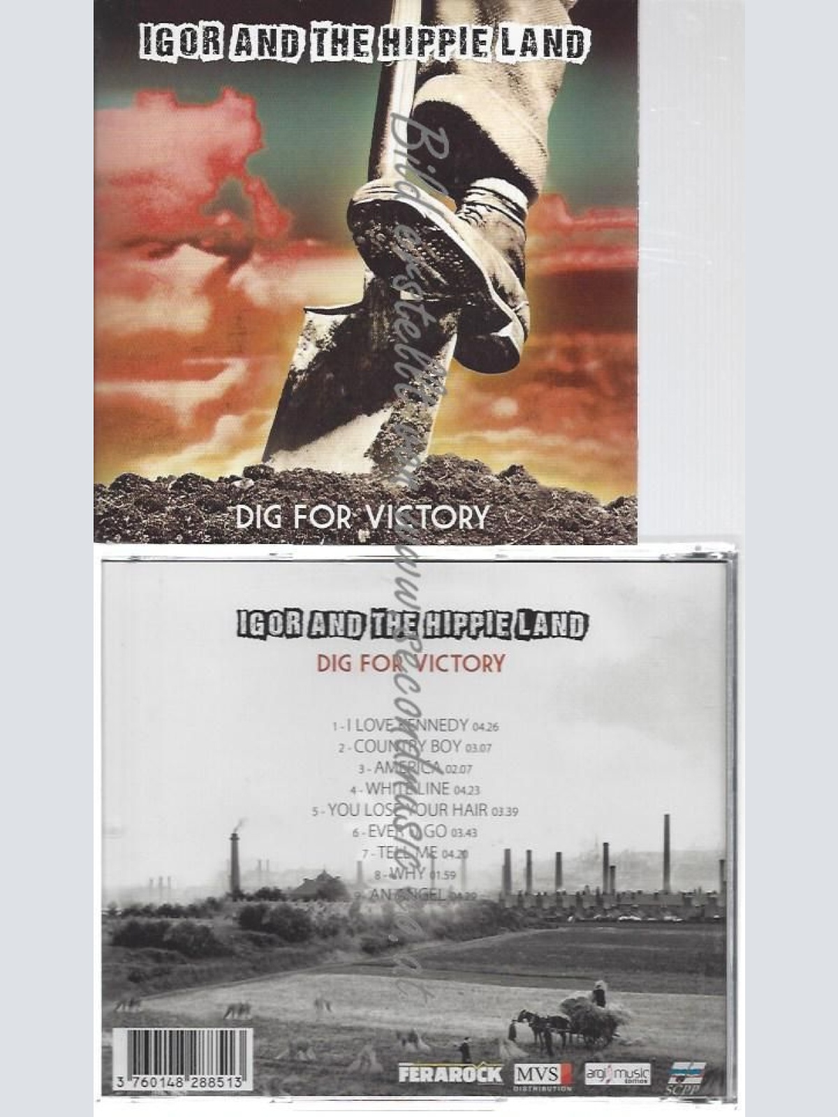 CD--IGOR AND THE HIPPIE LAND--    DIG FOR VICTORY