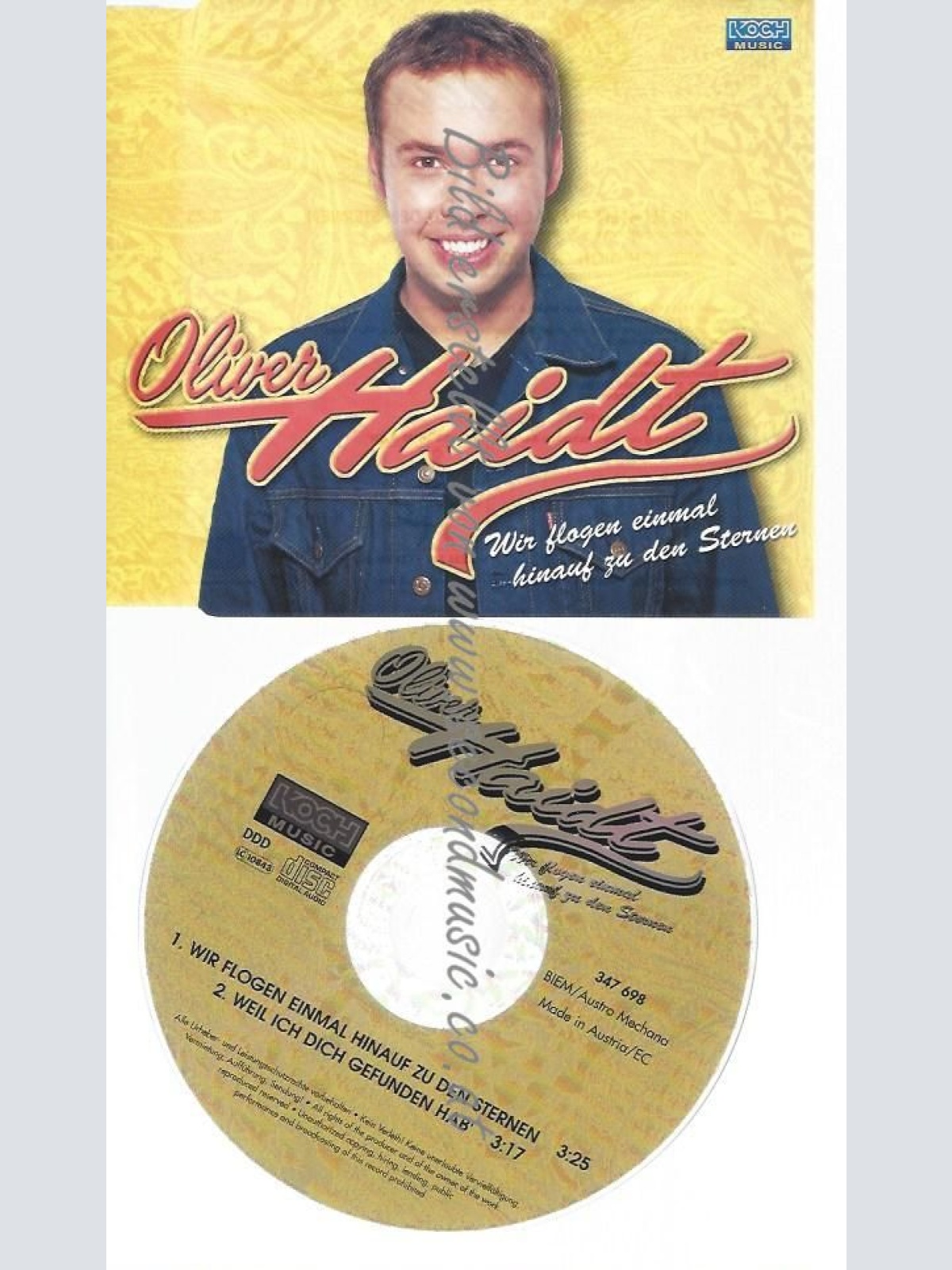 CD--HAIDT,OLIVER--    WIR FLOGEN EINMAL HINAUF ZU DE | SINGLE