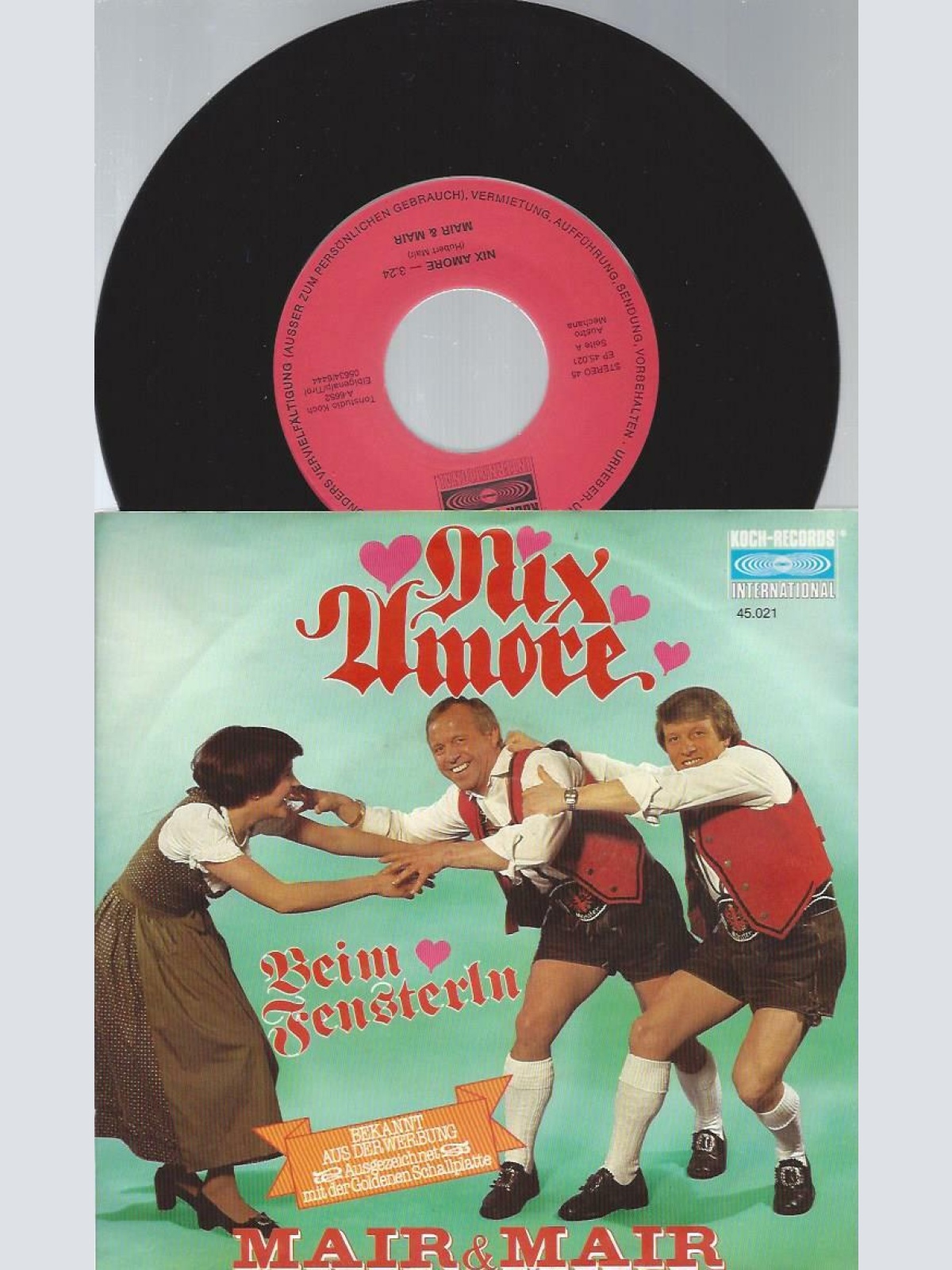 7"  Mair & Mair – Nix Amore