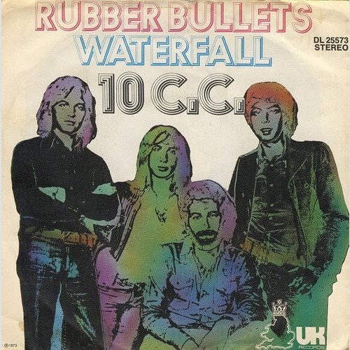 7", Single 10 C.C.* - Rubber Bullets / Waterfall