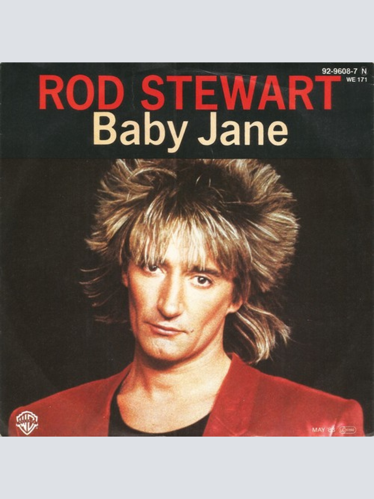7", Single Rod Stewart - Baby Jane
