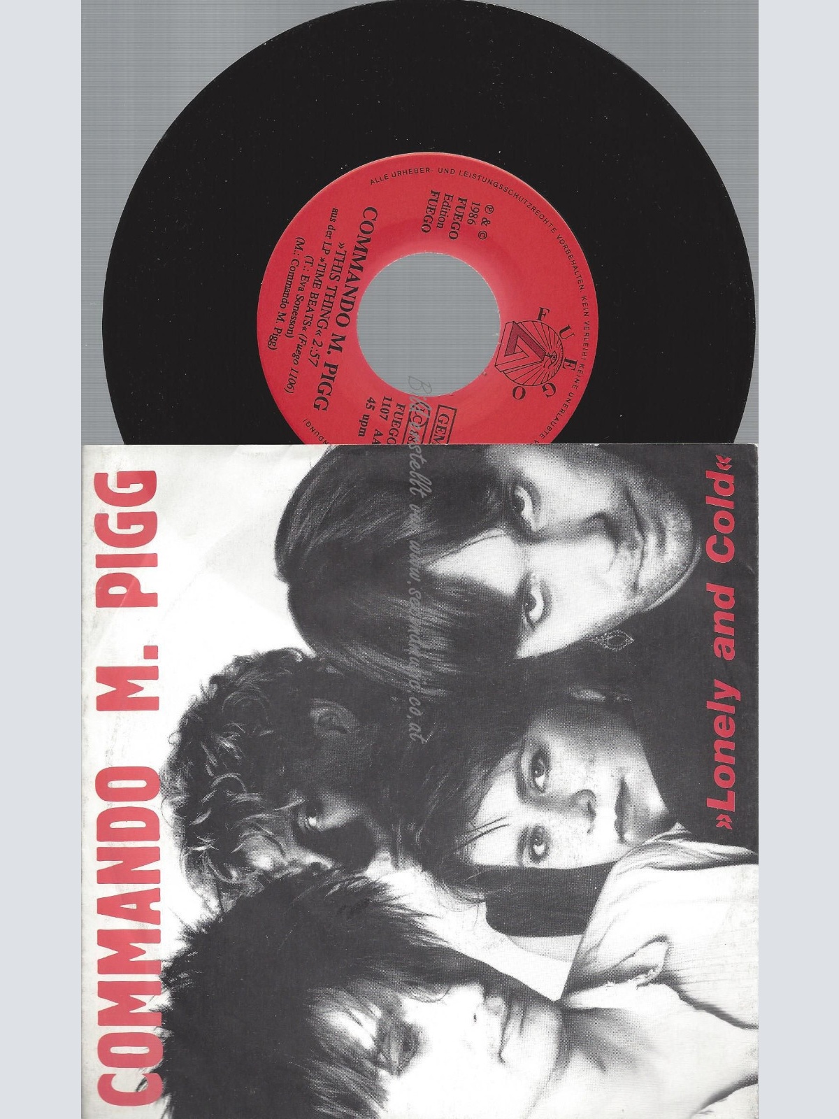 7"  Commando M. Pigg  Lonely And Cold