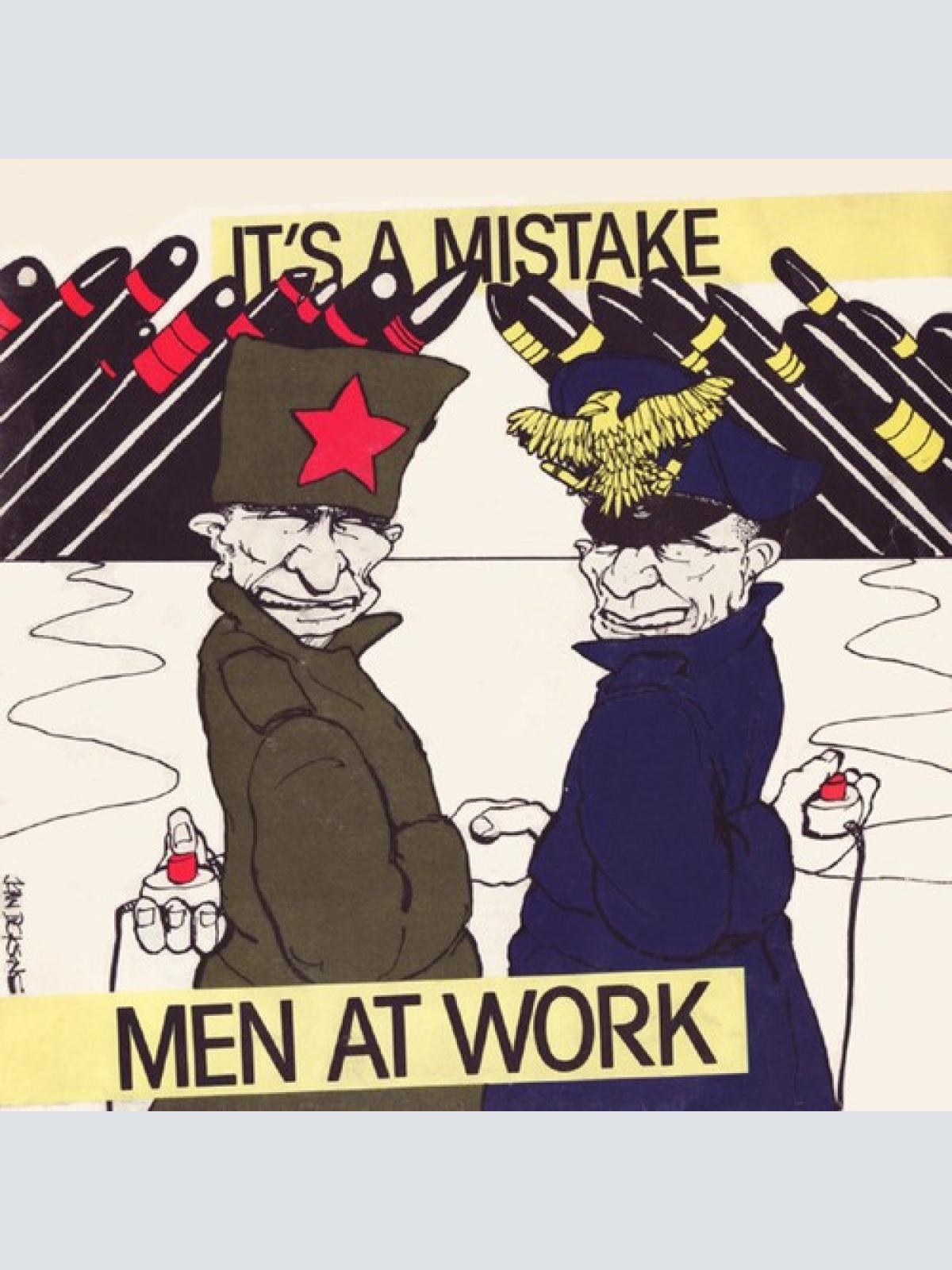 7", Single Men At Work - It's A Mistake