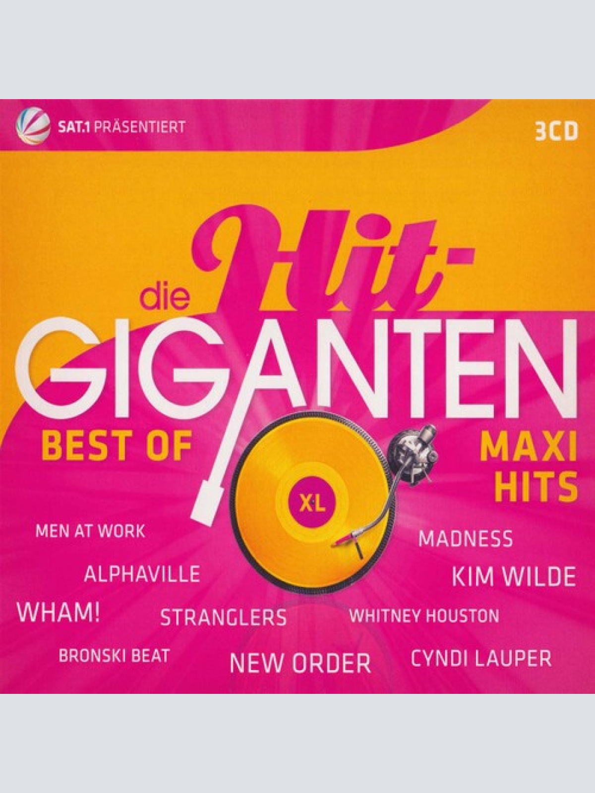 3xCD, Comp Various - Die Hit-Giganten - Best Of Maxi Hits