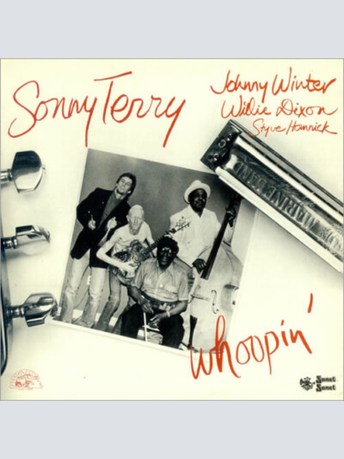 LP, Album Sonny Terry, Johnny Winter, Willie Dixon, Styve Homnick - Whoopin'