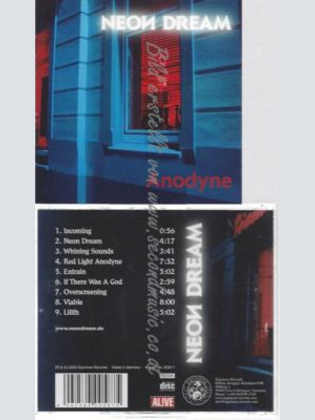 CD--NEON DREAM--    ANODYNE