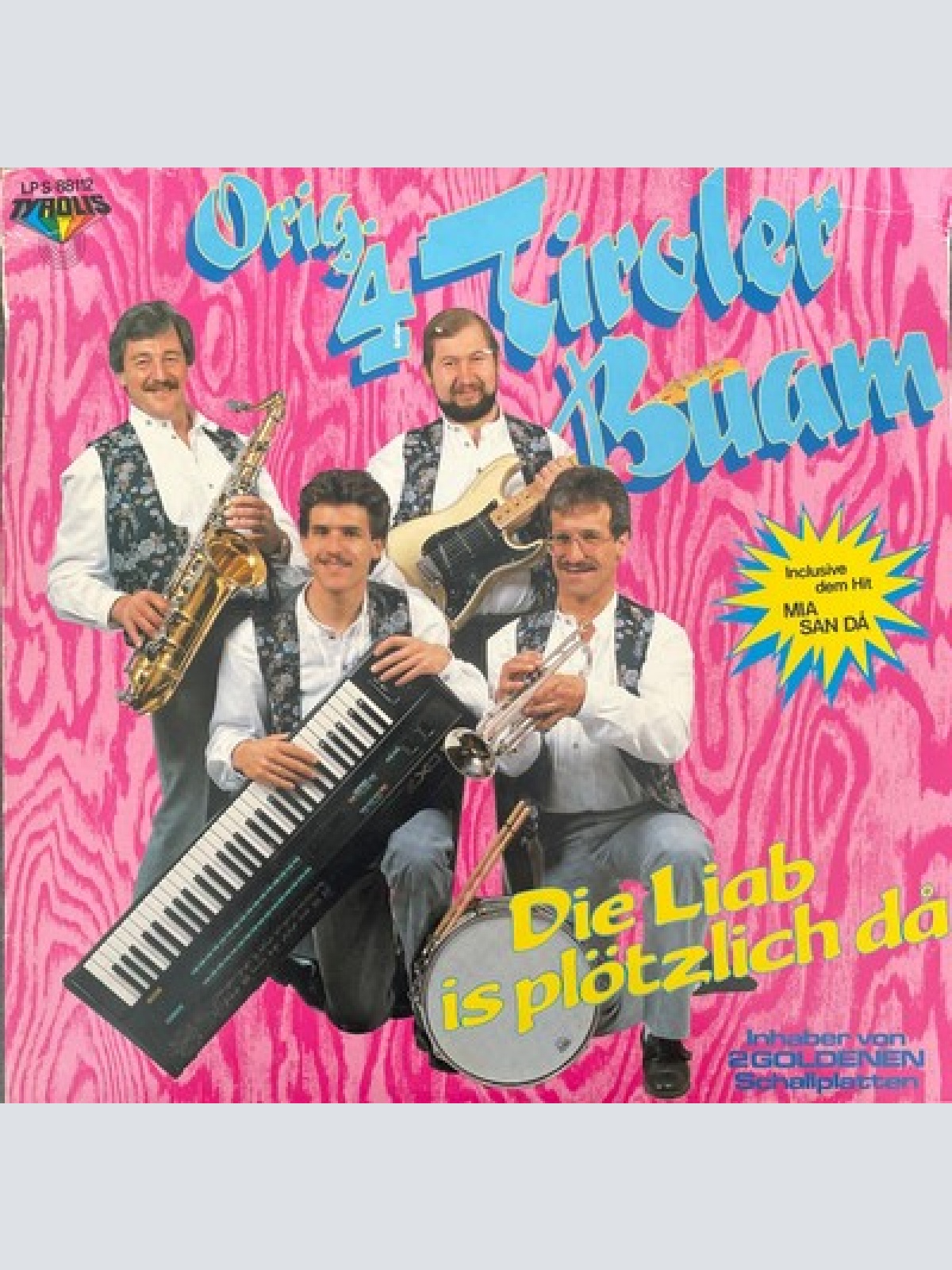 LP, Album Orig. 4 Tiroler Buam* - Die Liab Is Plötzlich Da