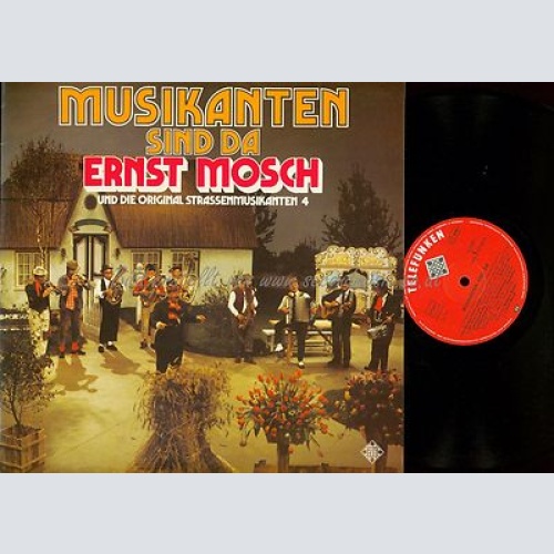 LP--ERNST MOSCH MUSIKANTEN SIND DA