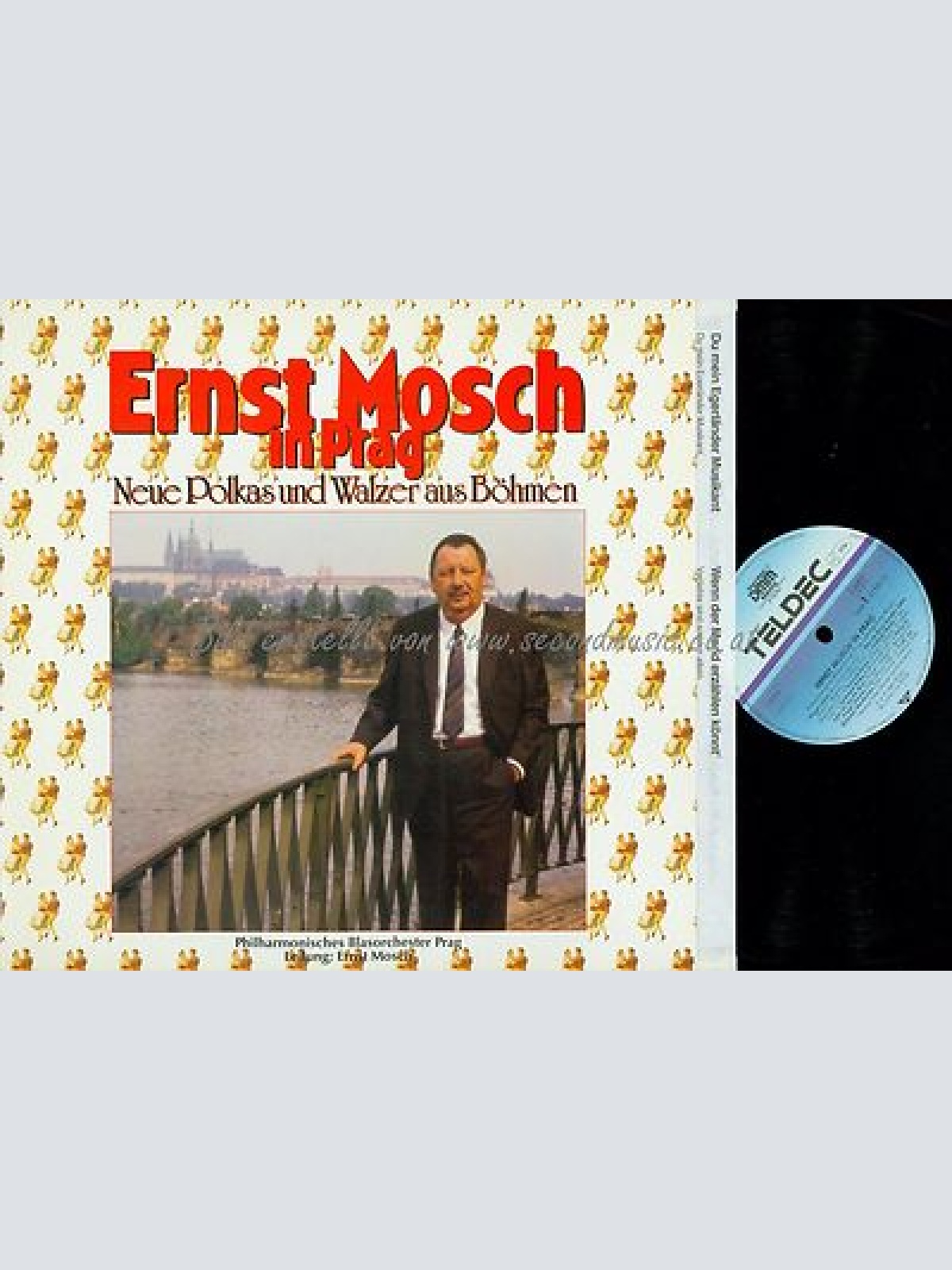 LP--ERNST MOSCH NEUE POLKAS UND WALZER AUS BÖHMEN